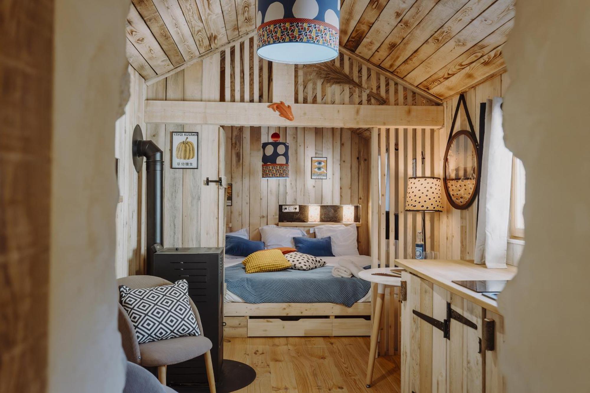 Les Cabanes Du Dauphine Et Logis A La Ferme Gap Kamer foto